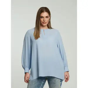 Women's long sleeve chiffon blouse Mat Fashion image-1