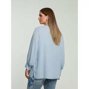 Women's long sleeve chiffon blouse Mat Fashion image-2