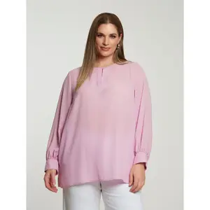 Women's long sleeve chiffon blouse Mat Fashion image-1