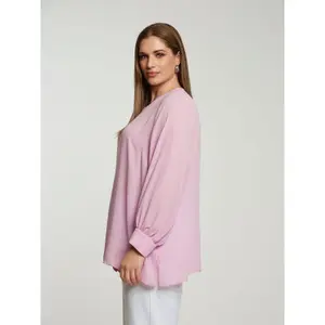 Women's long sleeve chiffon blouse Mat Fashion image-3