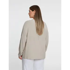 Light Viscose Blouse Women's Mat Fashion image-3