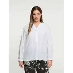 Light Viscose Blouse Women's Mat Fashion image-1