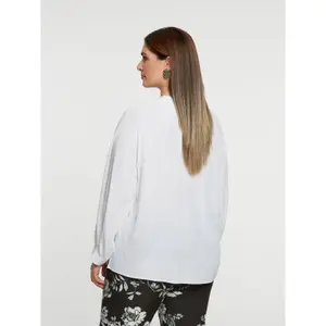 Light Viscose Blouse Women's Mat Fashion image-2