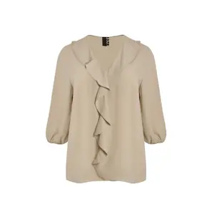 Women’s Puff Sleeve Blouse Mat Fashion image-0