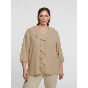 Women’s Puff Sleeve Blouse Mat Fashion image-1