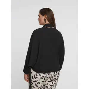 Women’s V-neck blouse Mat Fashion Flowing image-3