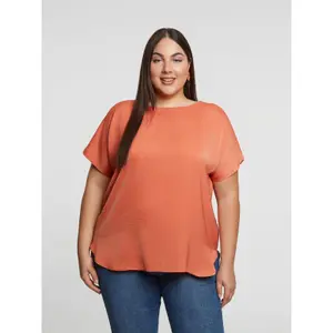 Women's Round Neck Top Mat Fashion image-1