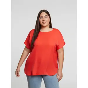 Women's Round Neck Top Mat Fashion image-1