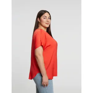Women's Round Neck Top Mat Fashion image-4