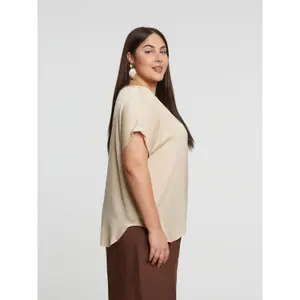 Women's Round Neck Top Mat Fashion image-3