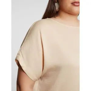 Women's Round Neck Top Mat Fashion image-4