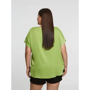 Women's Round Neck Top Mat Fashion image-3