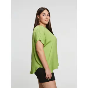 Women's Round Neck Top Mat Fashion image-4
