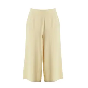 Women's Crepe Culotte Trousers Mat Fashion image-0