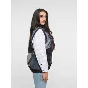 Women's hooded vest Mat Fashion Organza image-4