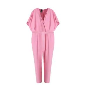 Wrap Bodysuit with Tie for Women Mat Fashion image-0