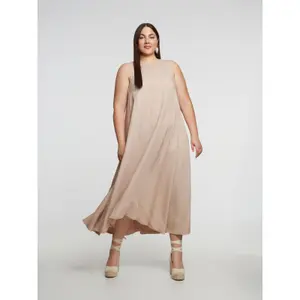 Robe sans manches ceinturée mulher Mat Fashion image-1