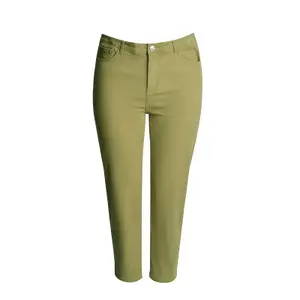 7/8 Cotton Jeans for Women Mat Fashion image-0