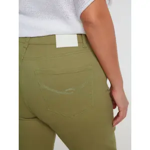 7/8 Cotton Jeans for Women Mat Fashion image-4