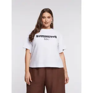 Women's cotton T-shirt Mat Fashion Charismatic Life image-1
