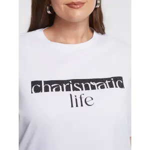 Women's cotton T-shirt Mat Fashion Charismatic Life image-4