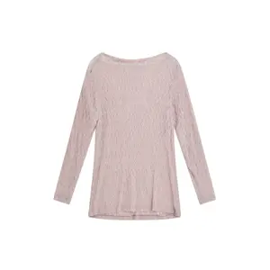 Lace long sleeve blouse for women Mat Fashion image-0