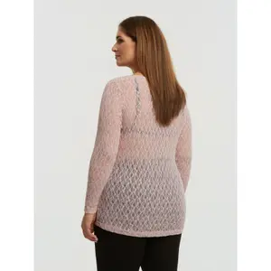 Lace long sleeve blouse for women Mat Fashion image-4