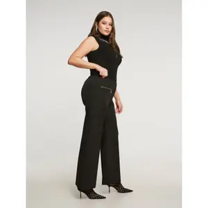 Women's Trousers Mat Fashion Bootcut image-3