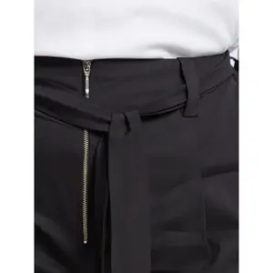Women's Tie Waist Bermuda Shorts Mat Fashion image-4