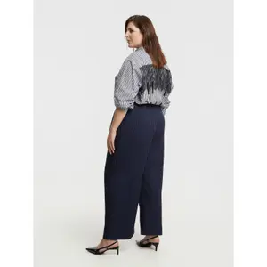 Striped Trousers for women Mat Fashion Wide Leg image-2