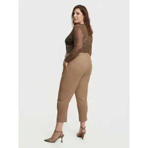 Women's Carrot Trousers Mat Fashion image-3