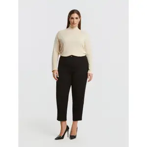 Women's Carrot Trousers Mat Fashion image-1