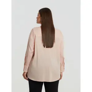 Embroidered Long Sleeve Shirt for Women Mat Fashion image-3