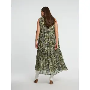 Sleeveless dress for women Mat Fashion Zebra Print image-3