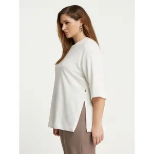 Sweatshirt woman Mat Fashion Relaxed image-4