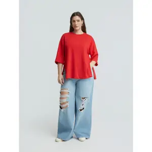 Sweatshirt woman Mat Fashion Relaxed image-2