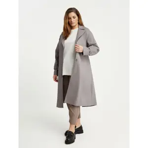 Belted Trench Coat Women Mat Fashion image-2