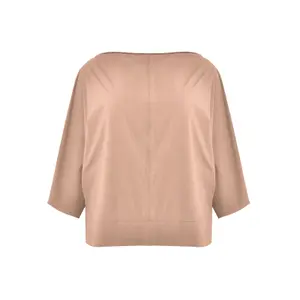 Structured Long Sleeve Blouse Women Mat Fashion image-0