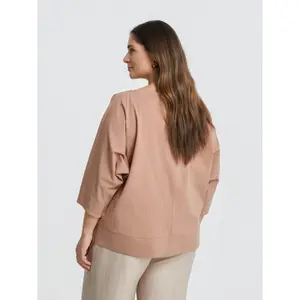 Structured Long Sleeve Blouse Women Mat Fashion image-3