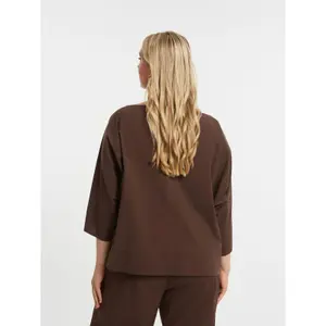 Structured Long Sleeve Blouse Women Mat Fashion image-2