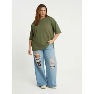 Women's Pocket T-shirt Mat Fashion image-2