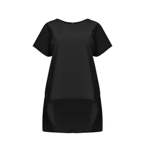 Women's Longer Back Hem T-Shirt Mat Fashion image-0