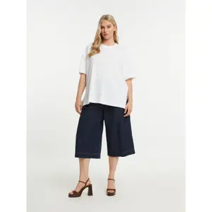 Crochet Pocket T-shirt Women Mat Fashion image-2