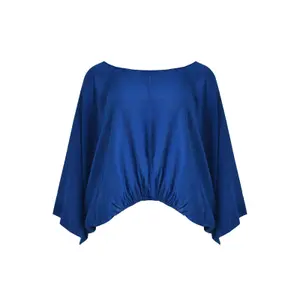 Batwing Sleeve Blouse for Women Mat Fashion image-0