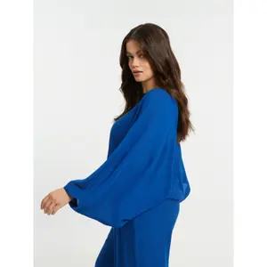 Batwing Sleeve Blouse for Women Mat Fashion image-4