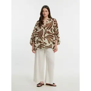 Women's long-sleeved printed blouse Mat Fashion image-2