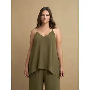 Women's Crepe Vest Mat Fashion Essential image-1