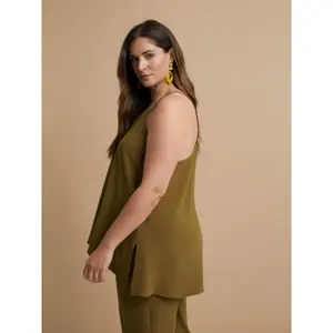 Women's Crepe Vest Mat Fashion Essential image-3