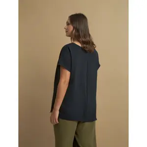 Women’s V-neck blouse Mat Fashion Essential image-2