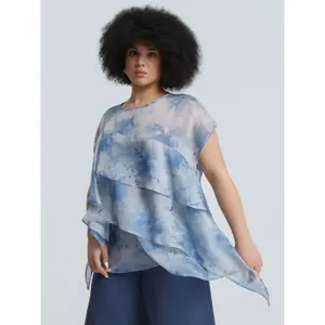 Women's blouse Mat Fashion Layered Tie-Dye image-1